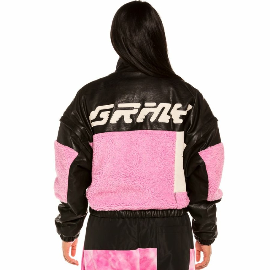 Grimey Coats | Grimey "Space Lady" Girl Detachable Jacket - Pink - Winter 21