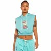 Grimey Sweatshirts | Grimey Day Dreamer Sleeveless Girl Hoodie - Blue - Spring 22