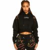 Grimey Sweatshirts | Grimey "Jazz Thing" Girl Lace Hoodie - Black - Fall 21