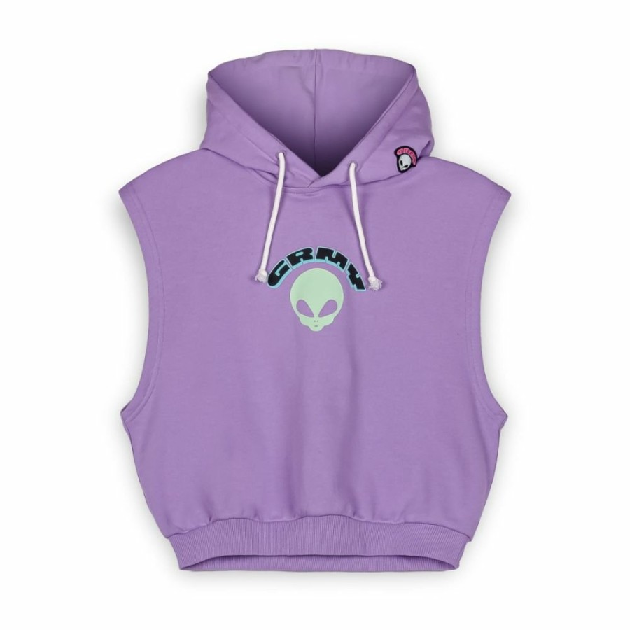 Grimey Sweatshirts | Sudadera Capucha Grimey Ufollow Girl - Lilac - Spring 23