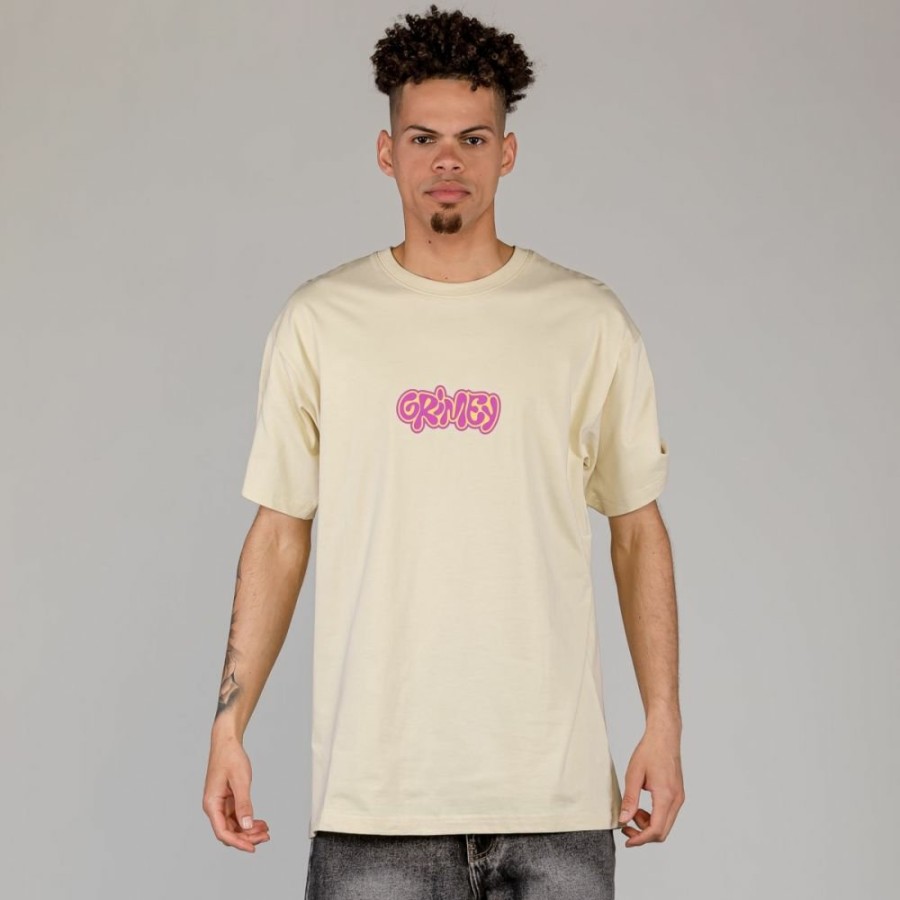 Grimey Organic | Camiseta Grimey The Brute Force Regular - Cream - Summer 23