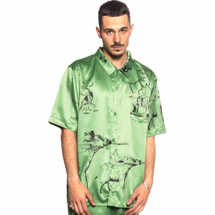 Grimey Outfits | Pack Grimey Shorts + Shirt "Hope Unseen Vimana" - Green - Summer 21