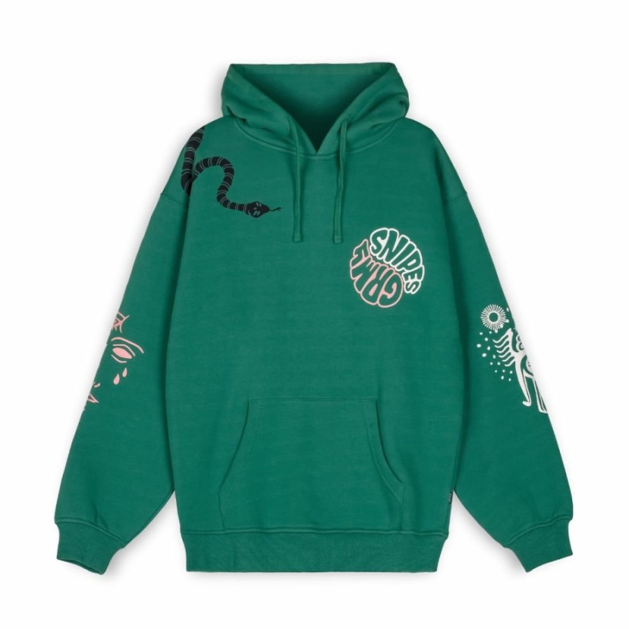 Grimey Sweatshirts | Sudadera Grimey "Snipes X Grimey True Roots" Hoodie - Green - Fall 22