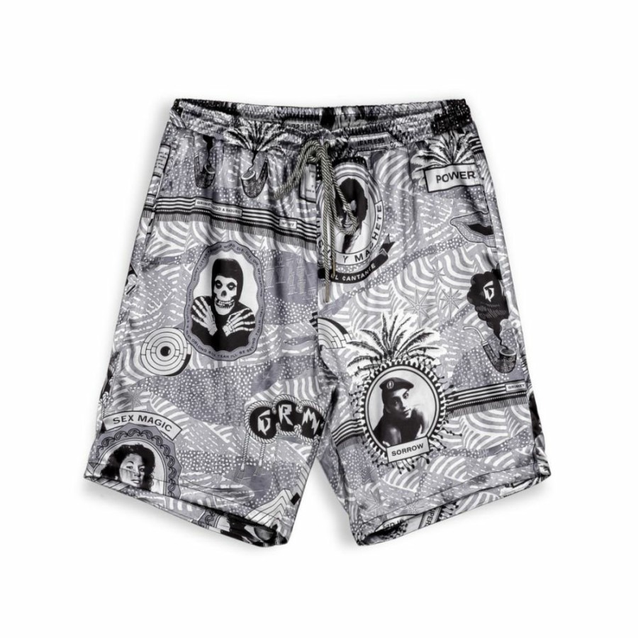 Grimey Ss24 | Pantalon Corto Grimey Supastar Satin - Black - Ss24