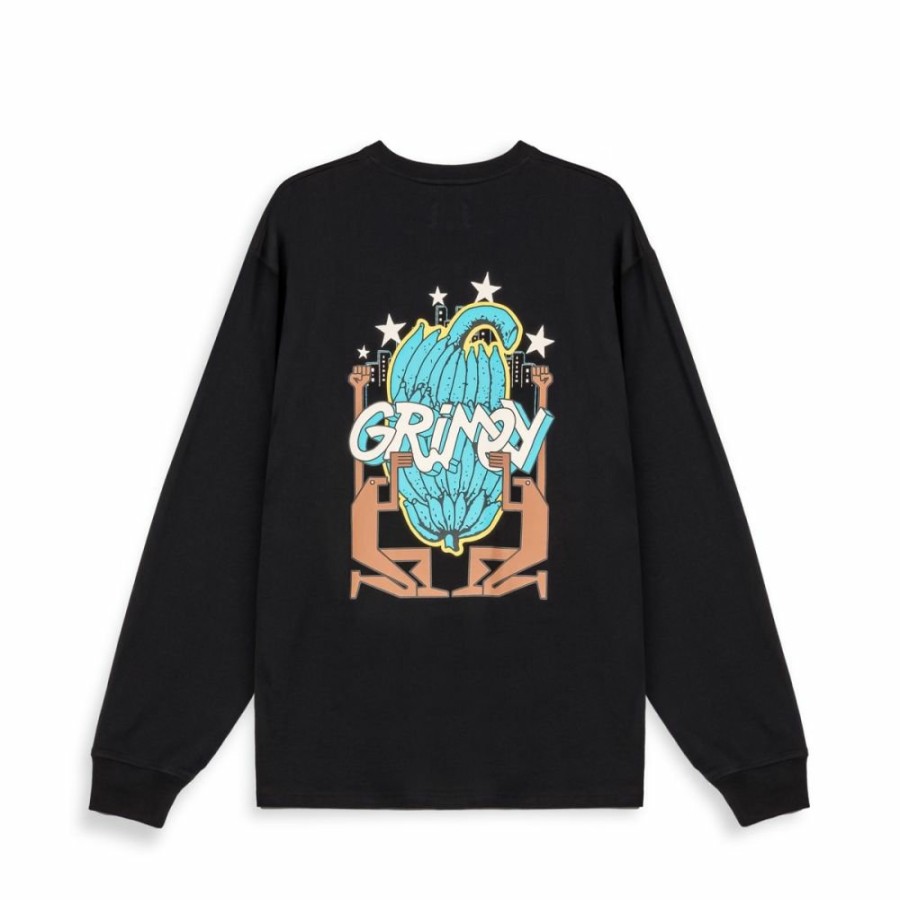 Grimey Organic | Camiseta Manga Larga Grimey Jurassic Proud - Black - Ss24