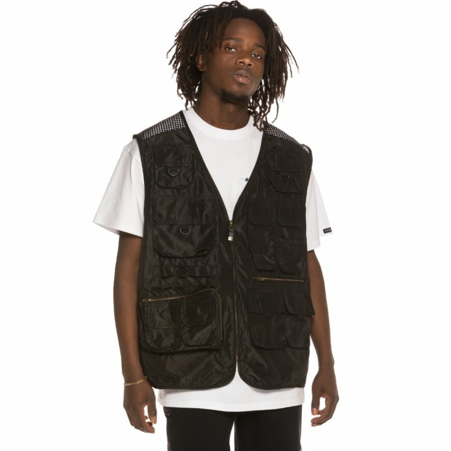 Grimey Jackets | Grimey Transsiberian Vest Ss19 Black