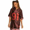 Grimey Tees & Tops | Grimey "The Loot" Uni Football Jersey - Red - Spring 21