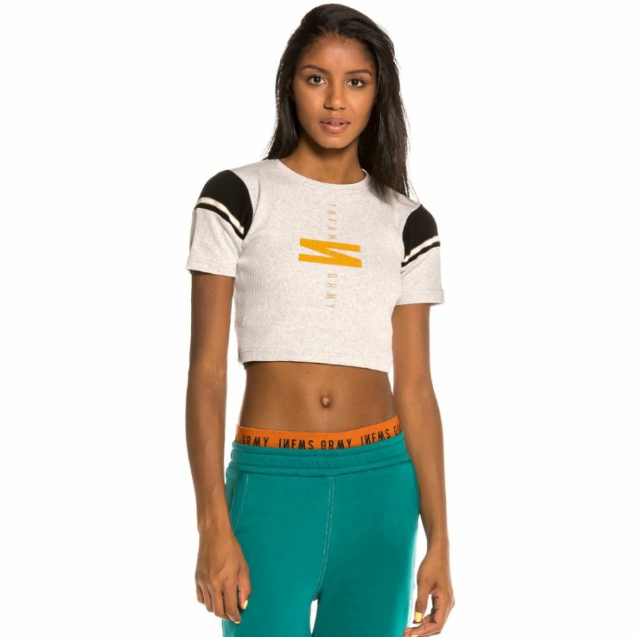 Grimey Women Outfits | Pack Grimey Crop Top + Track Pants Nite Marauder Fw20 Green/Grey