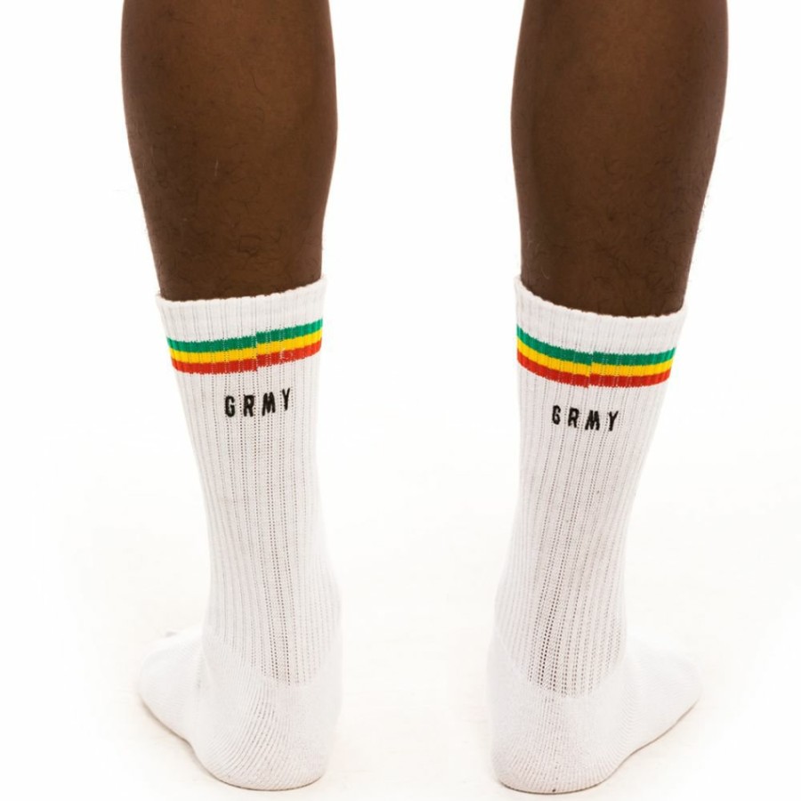 Grimey Socks | Grimey "Les Memories" Socks - White - Winter 21