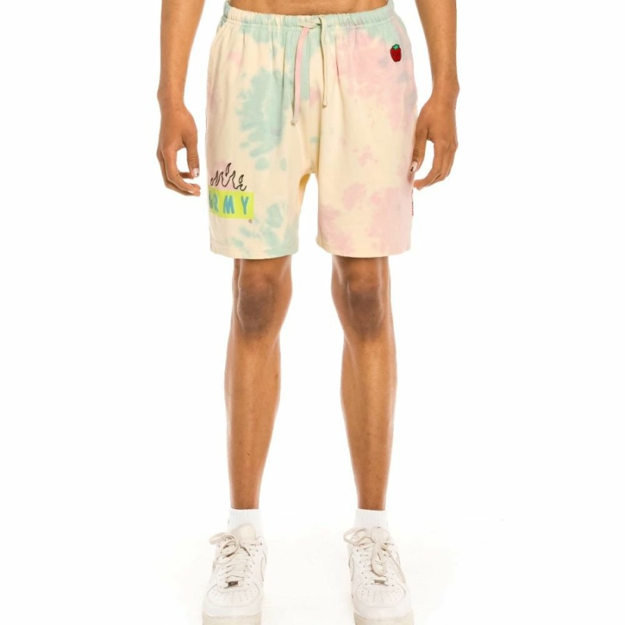 Grimey Shorts | Grimey "Trespass" Sweatshoorts - Tie & Dye - Spring 22