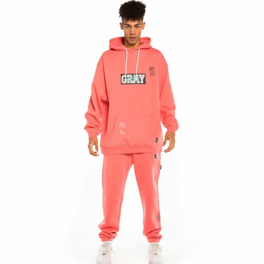 Grimey Outfits | Pack Grimey Pant + Tee "Day Dreamer" - Coral - Spring 22