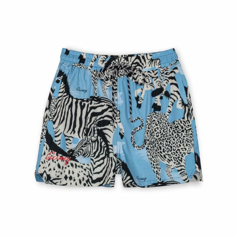 Grimey Shorts | Banador Grimey Animal - Blue - Summer 23