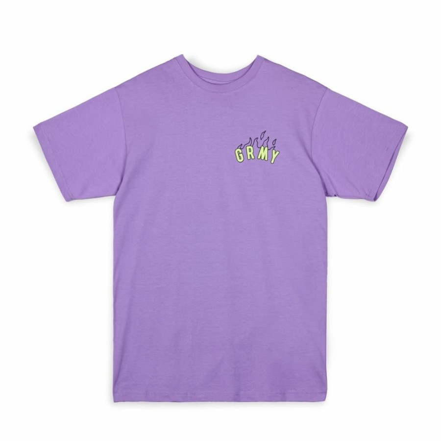 Grimey Organic | Camiseta Grimey Cloven Tongues Saqueo Regular - Violet - Summer 23