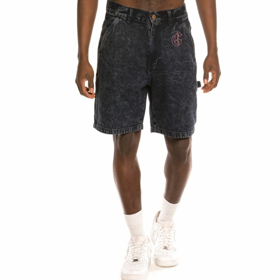 Grimey Shorts | Grimey "Liveution" Denim Short Black - Spring 21