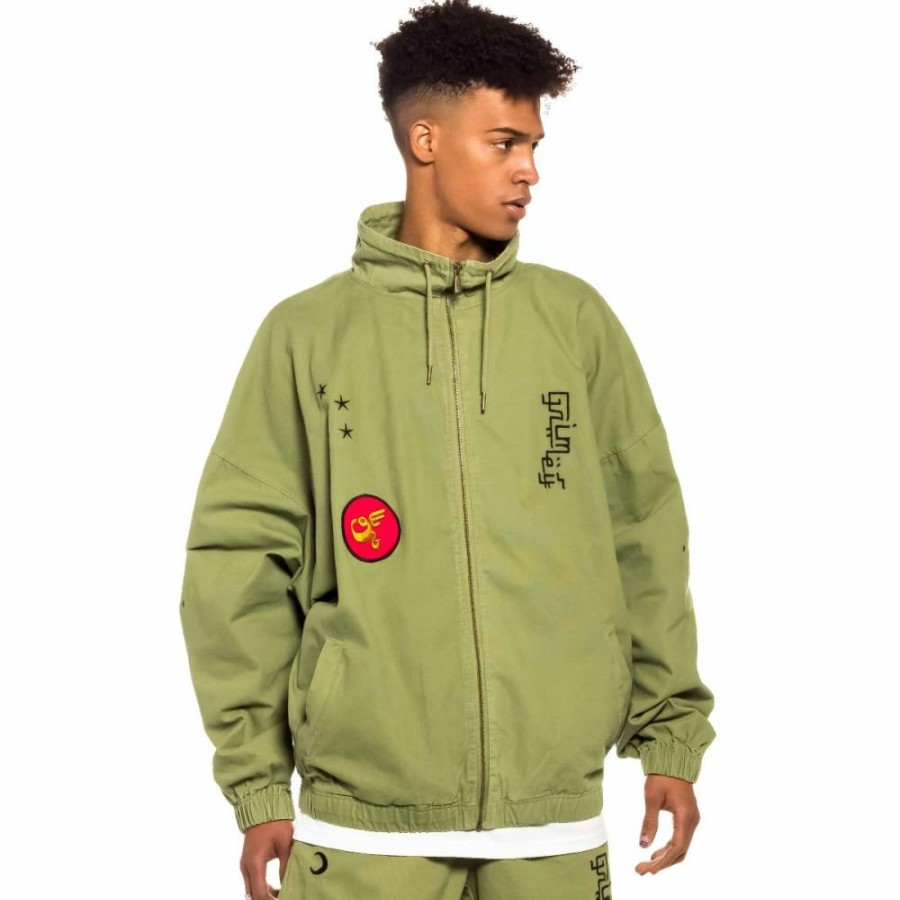 Grimey Jackets | Grimey Glorified Track Jacket - Green- Spring 22