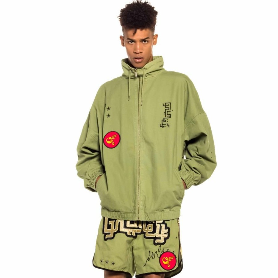 Grimey Jackets | Grimey Glorified Track Jacket - Green- Spring 22