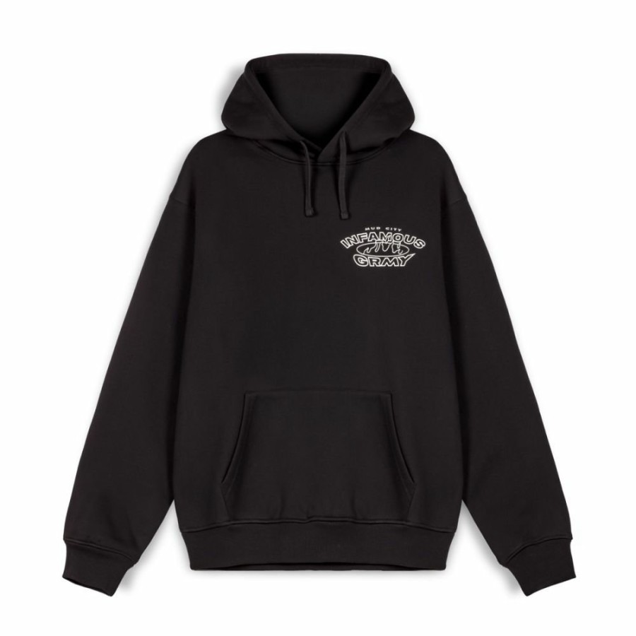 Grimey Sweatshirts | Sudadera Grimey Madrid The Connoisseur Heavyweight - Black - Fw23