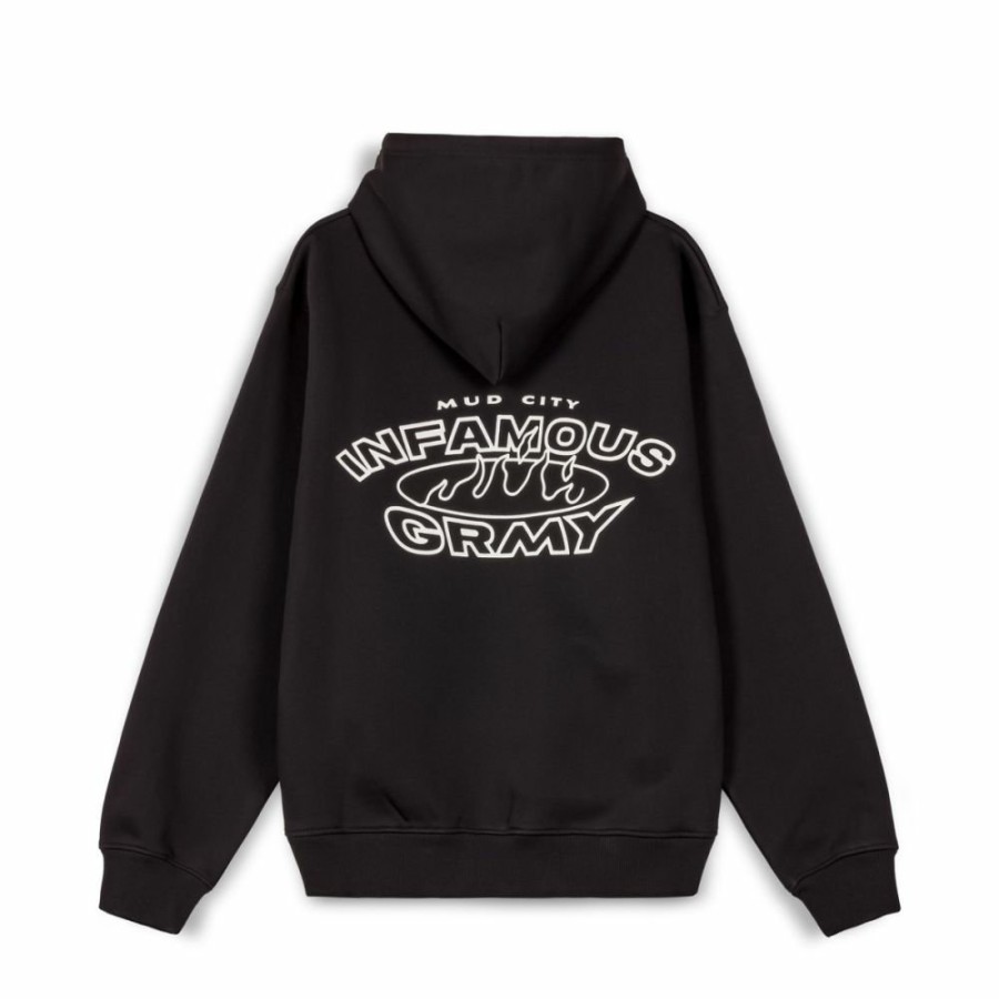 Grimey Sweatshirts | Sudadera Grimey Madrid The Connoisseur Heavyweight - Black - Fw23