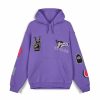 Grimey Sweatshirts | Sudadera Capucha Grimey Nablus Vintage - Purple - Fw23