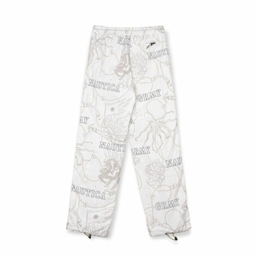 Grimey Ss24 | Pantalon Chandal Grimey Mighty Harmonist Nautica X Grmy - White - Ss24