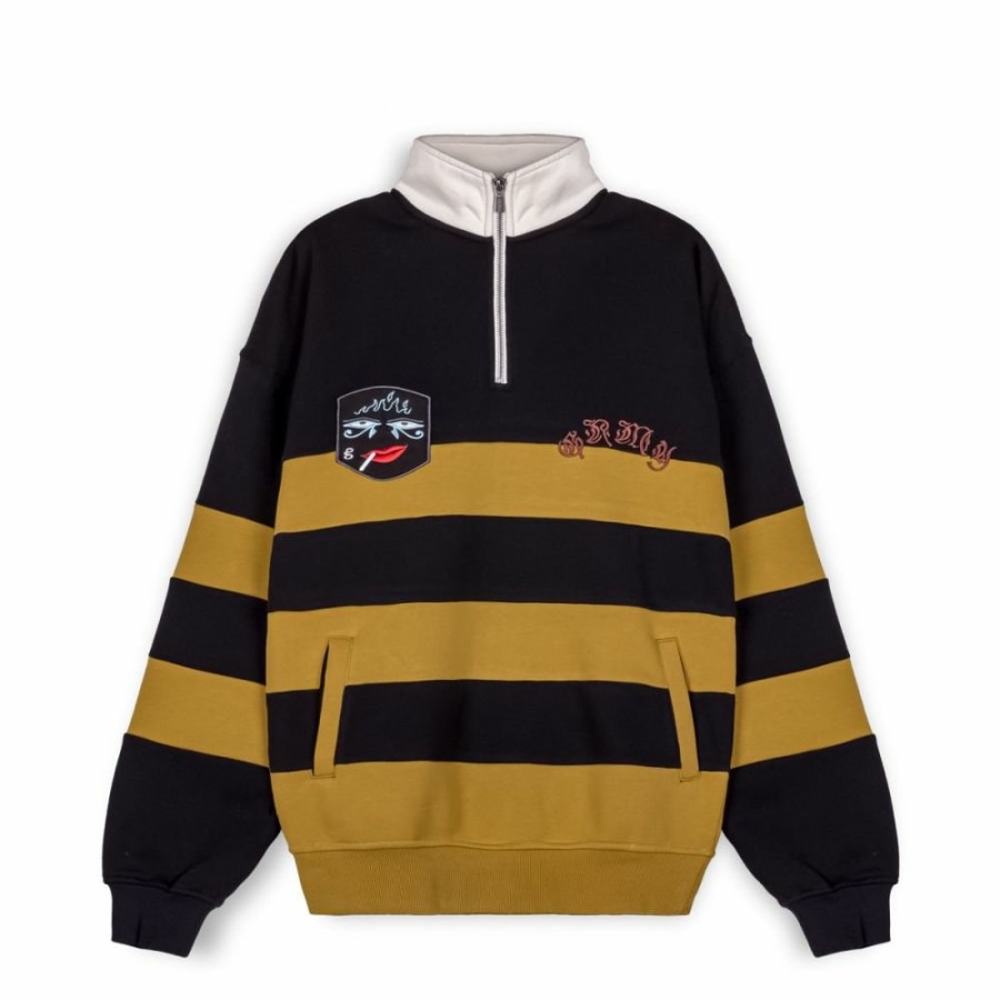 Grimey Sweatshirts | Sudadera Grimey Fire Route High Neck - Black - Spring 23