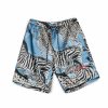 Grimey Shorts | Grimey Animal Satin Shorts - Blue - Summer 23