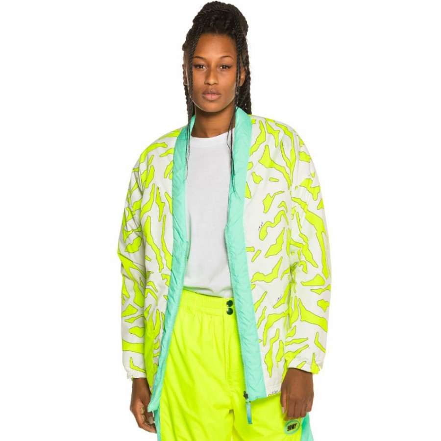 Grimey Women Outfits | Grimey Mysterious Vibes Kimono Fw19 Fluor Yellow