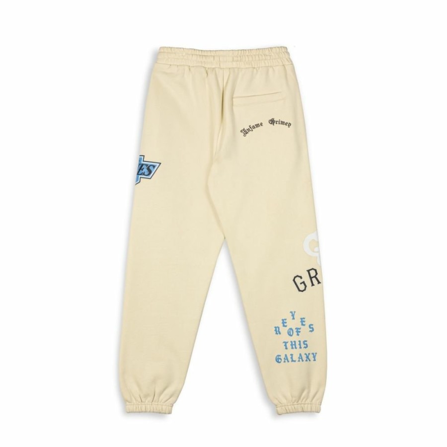 Grimey Ss24 | Pantalon Chandal Grimey Causing Panic - Cream - Ss24