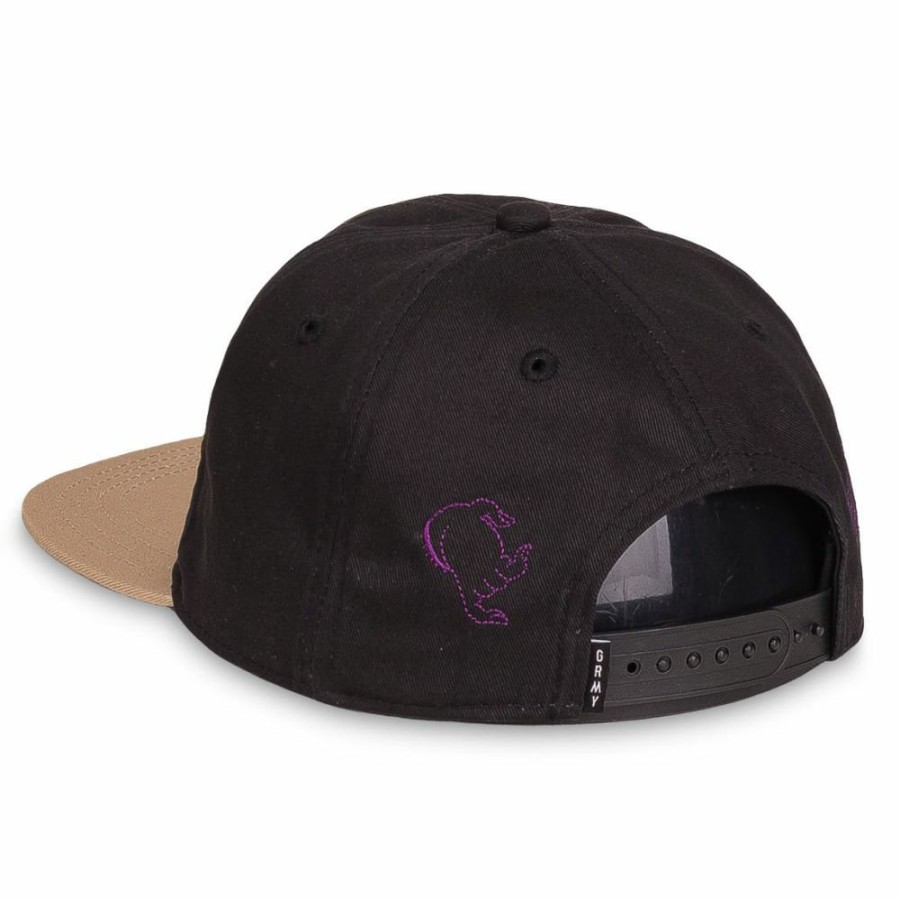 Grimey Head Wear | Grimey "Lust Mantra" Curved Visor Cap - Black - Fall 22