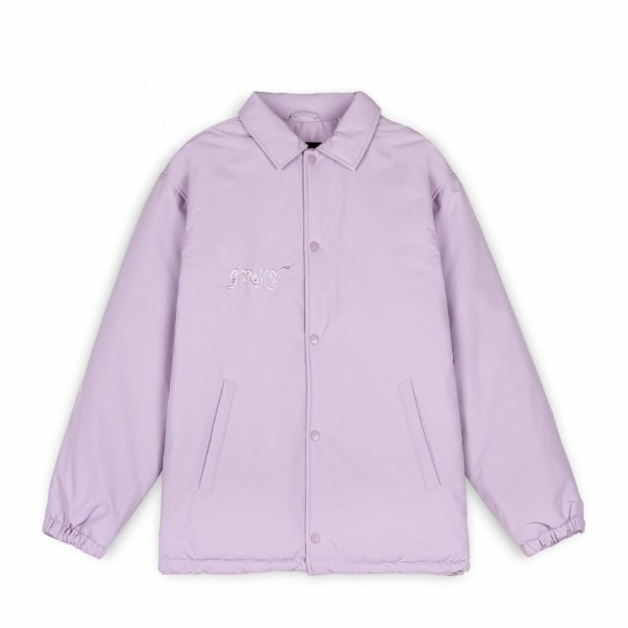 Grimey Jackets | Grimey "Westbound" Heavy Coach Jacket - Lavender - Fall 22