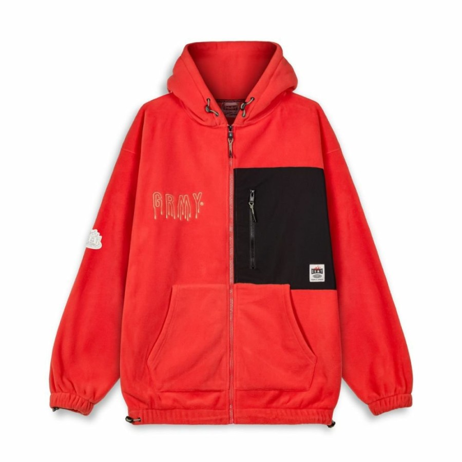 Grimey Jackets | Sudadera Grimey Back At You Polar - Red - Fw23