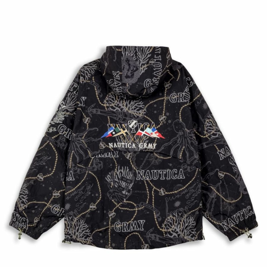 Grimey Ss24 | Chaqueta Grimey Mighty Harmonist Nautica X Grmy - Black - Ss24