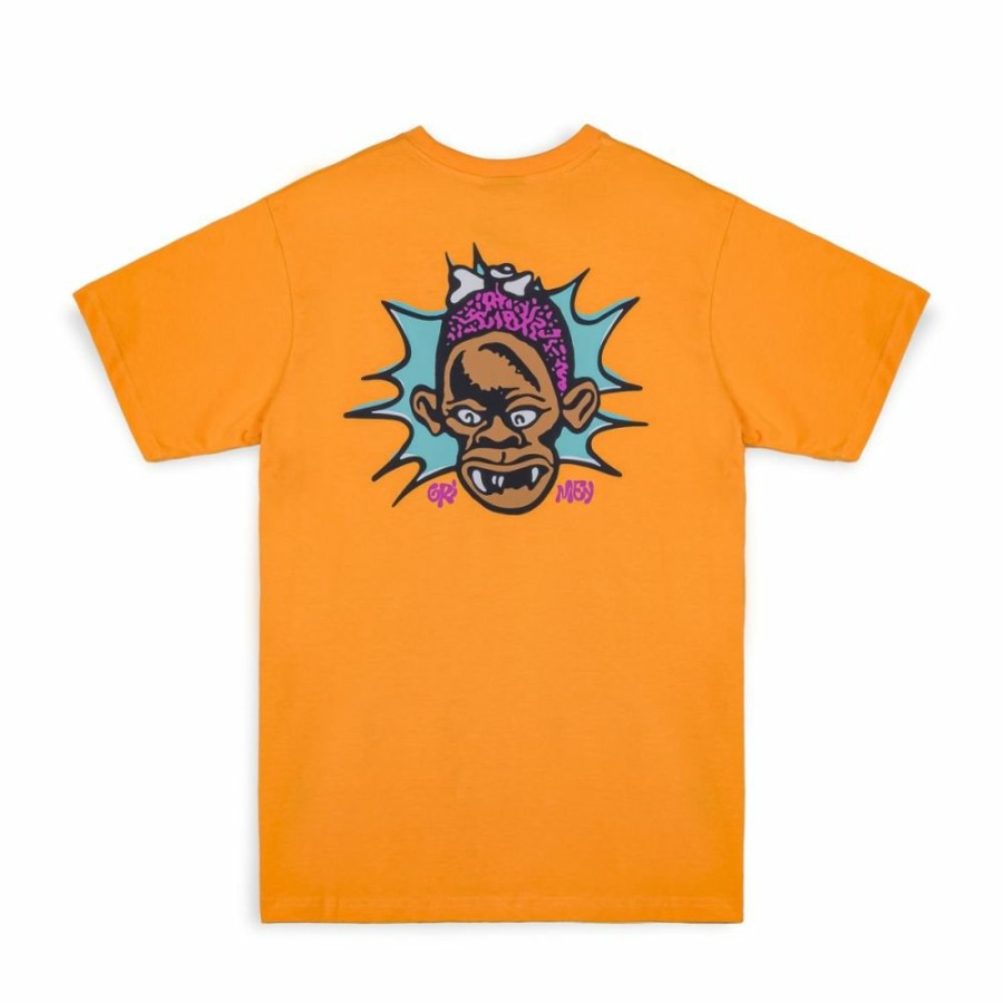 Grimey Organic | Camiseta Grimey The Brute Force Regular - Orange - Summer 23