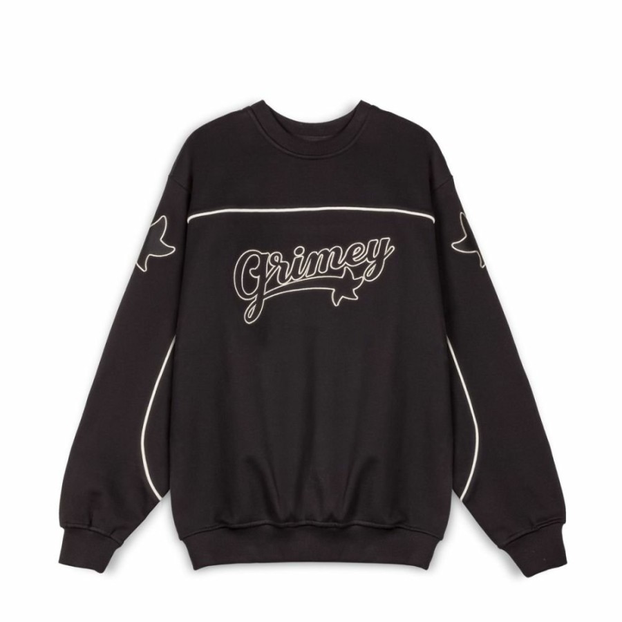 Grimey Sweatshirts | Sudadera Grimey Madrid Heavyweight Vintage - Black - Fw23