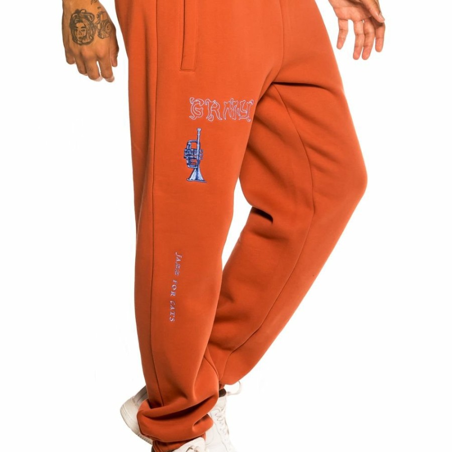 Grimey Pants | Pantalon Grimey "Jazz Thing" Sweatpants - Ochre - Fall 21