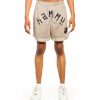 Grimey Shorts | Grimey "Grimey X Space Hammu" Mesh Shorts - Sand - Spring 22