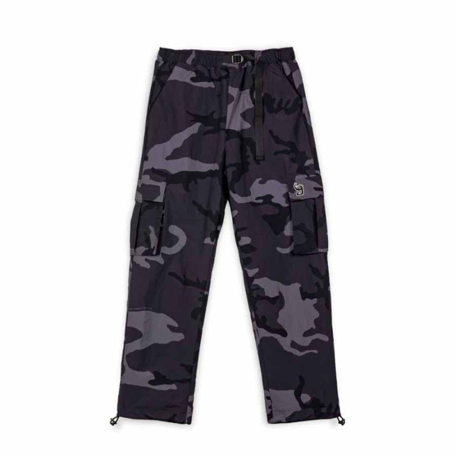 Grimey Recycled | Pantalon Grimey All Over Print Tusker Temple - Black - Fw23