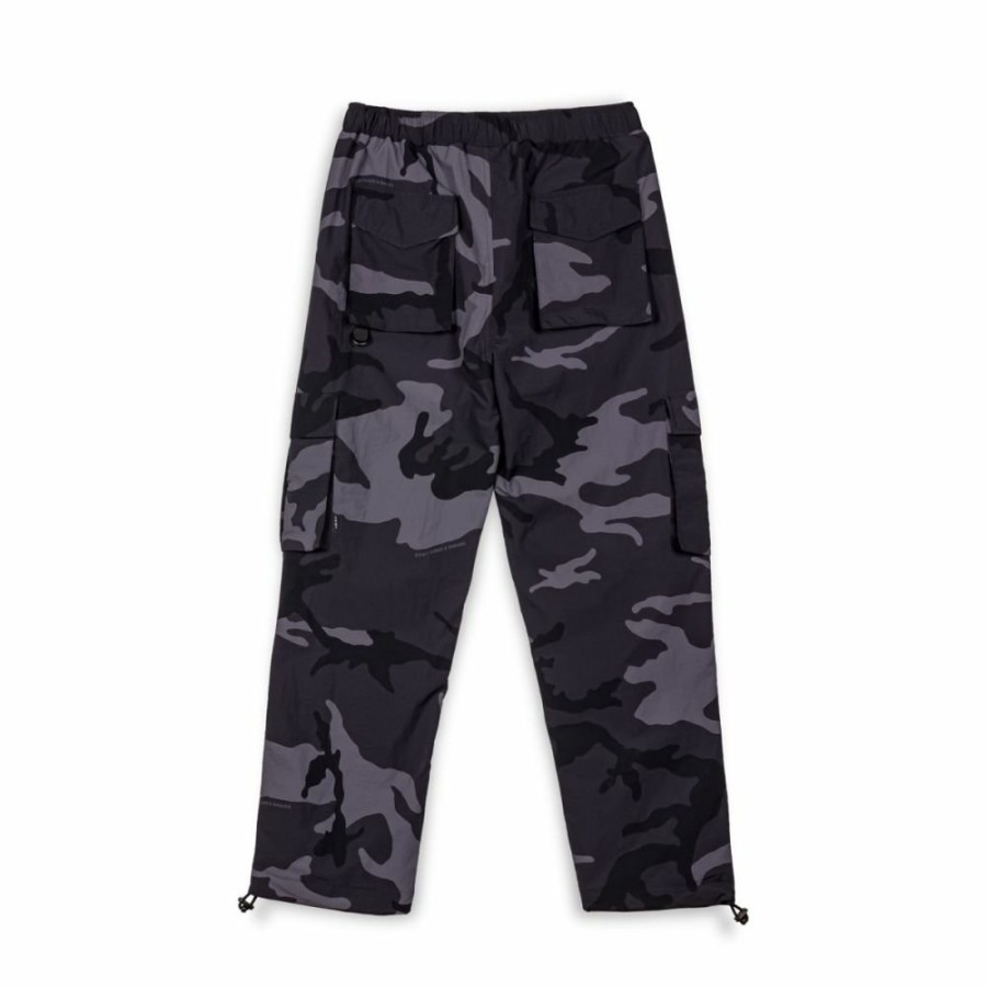 Grimey Recycled | Pantalon Grimey All Over Print Tusker Temple - Black - Fw23