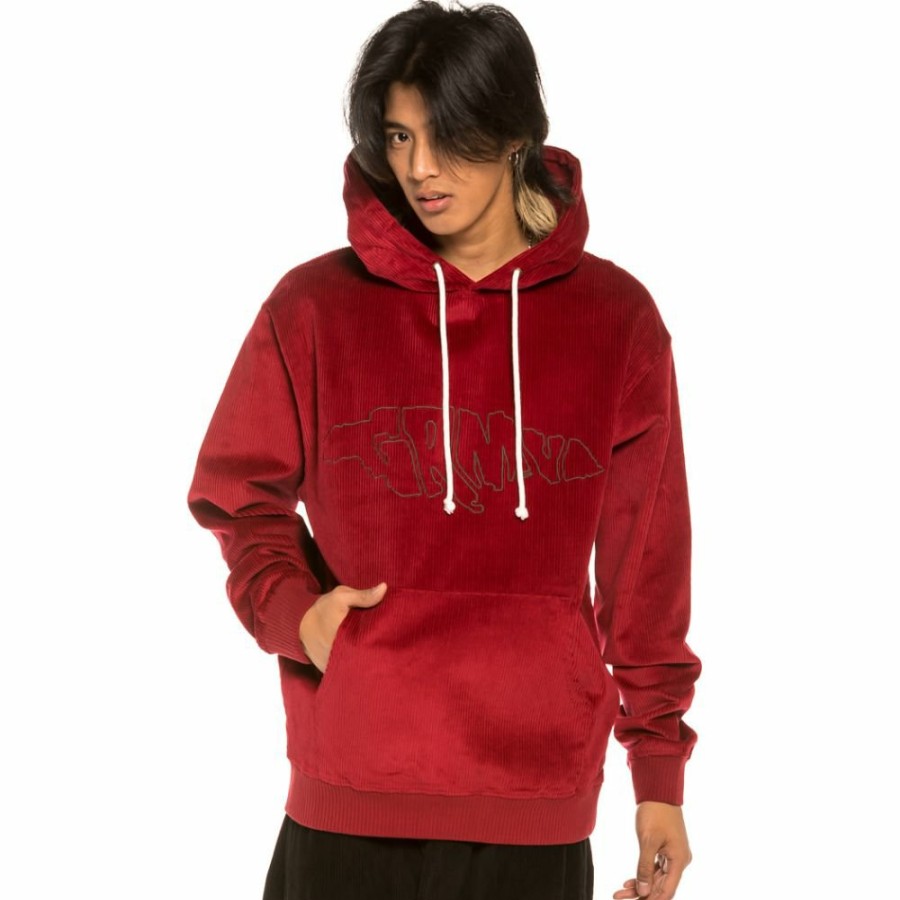 Grimey Sweatshirts | Sudadera Grimey "Aged Rum" Corduroy - Red - Winter 21