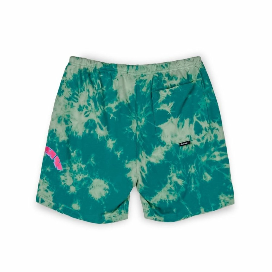 Grimey Shorts | Grimey Ufollow Sweatshorts - Bleached Blue - Spring 23