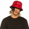 Grimey Head Wear | Grimey "Martinica Fact" Reversible Buckle Hat - Red/Black - Fall 21