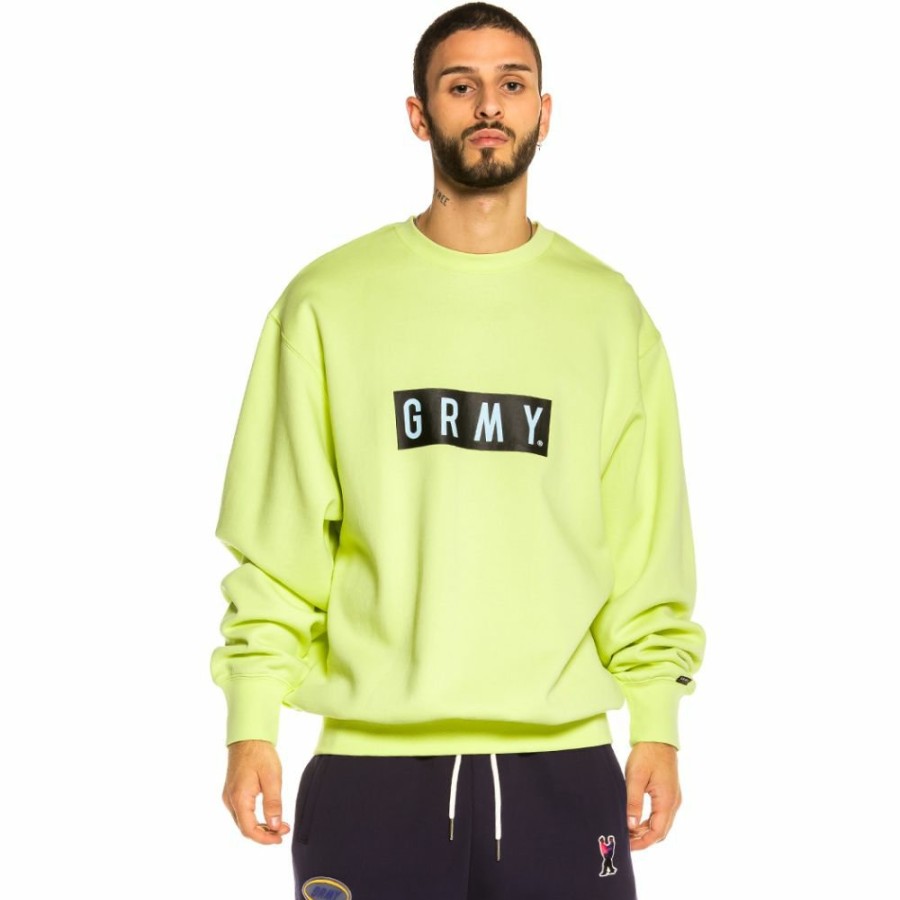 Grimey Sweatshirts | Sudadera Grimey Steez Crewneck Fw20 Mint