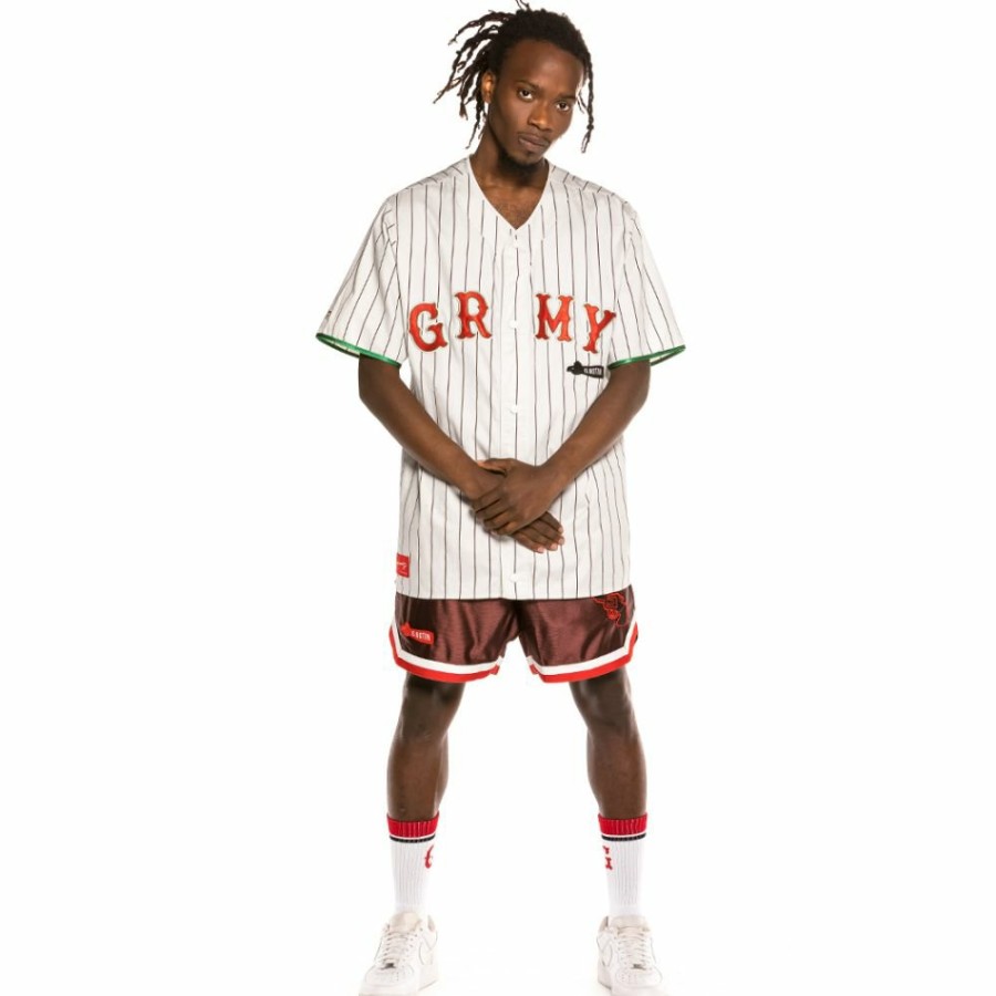 Grimey Shirts | Grimey "The Loot - El Botin" Baseball Jersey White - Spring 21