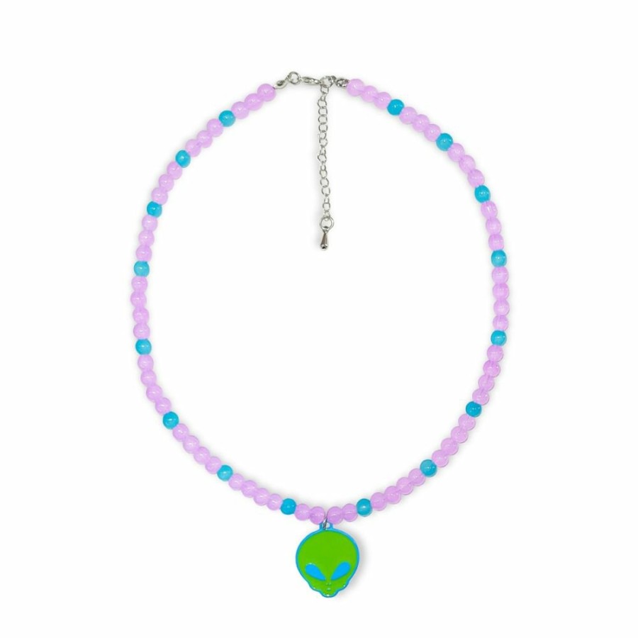 Grimey Misc | Grimey Ufollow Beads Necklace - Lilac - Spring 23