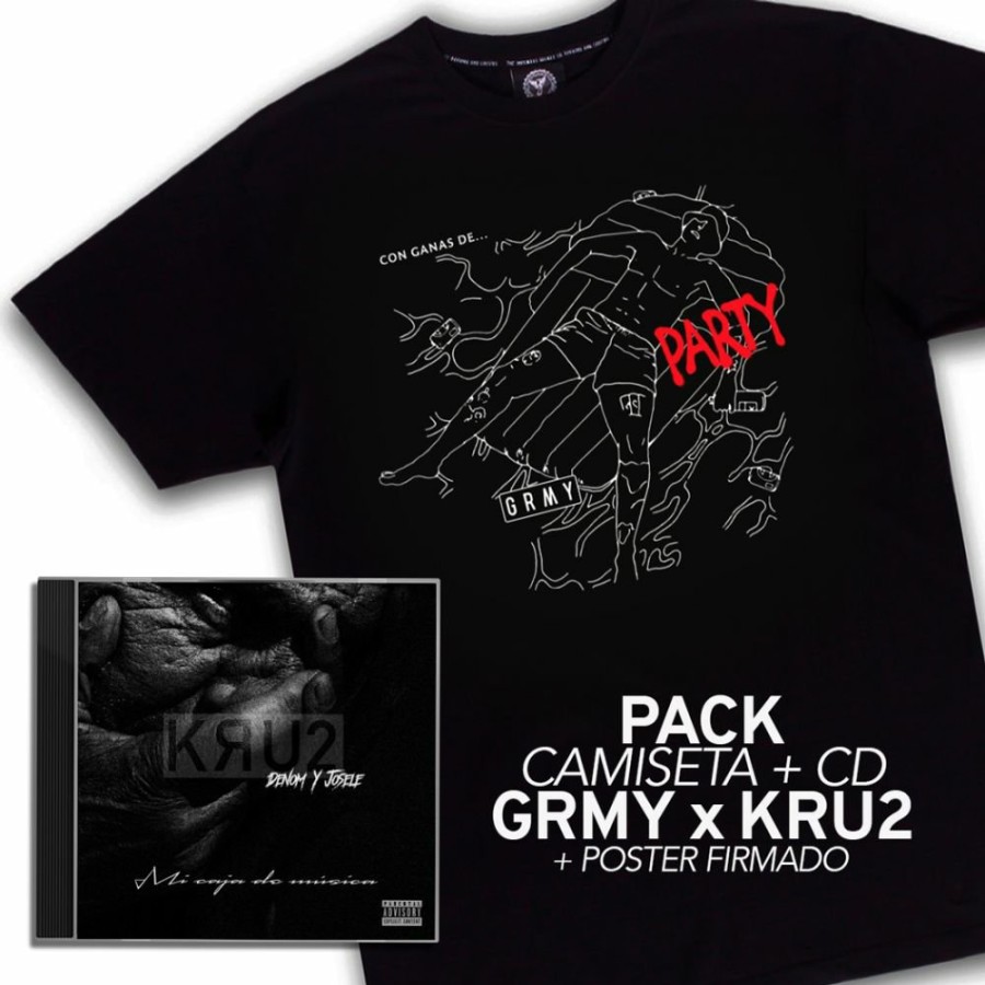 Grimey Music | Kru2 (Denom Y Josele) Music Box: Cd + Tee + Poster