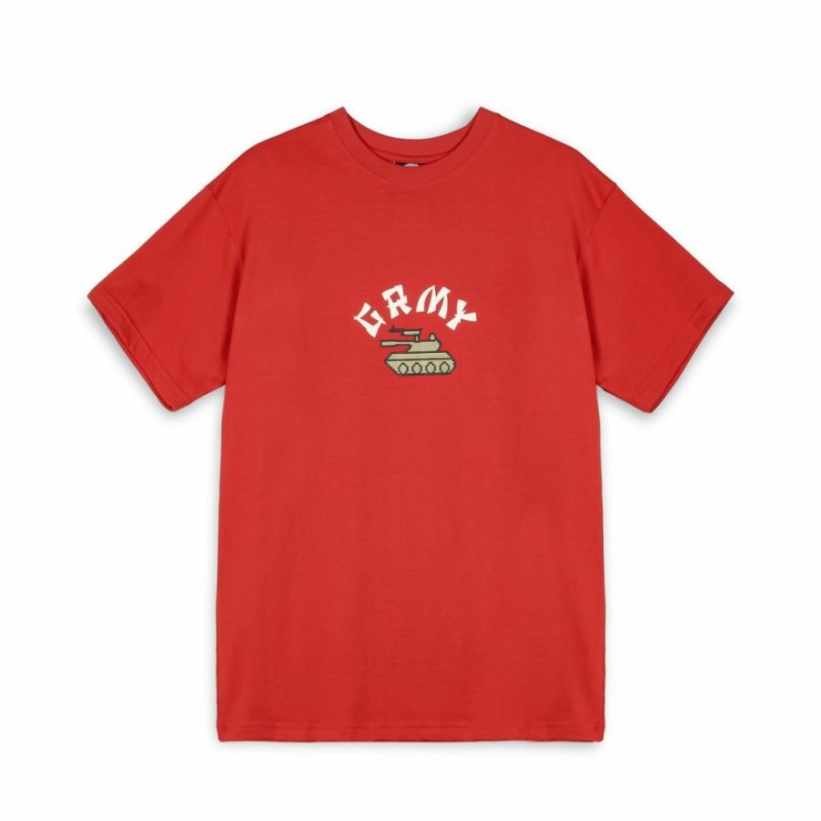 Grimey Organic | Camiseta Grimey The Move On Over (Lucky Dragon) - Red - Ss24