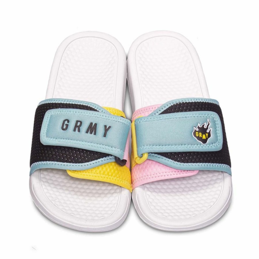 Grimey Misc | Grimey "Trespass" Slides - Multicolor - Summer 22