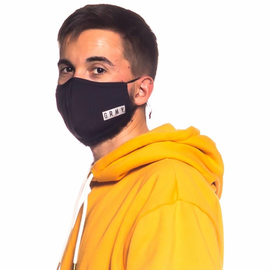 Grimey Misc | Grimey Box Logo Mask Silver Fw20 Black