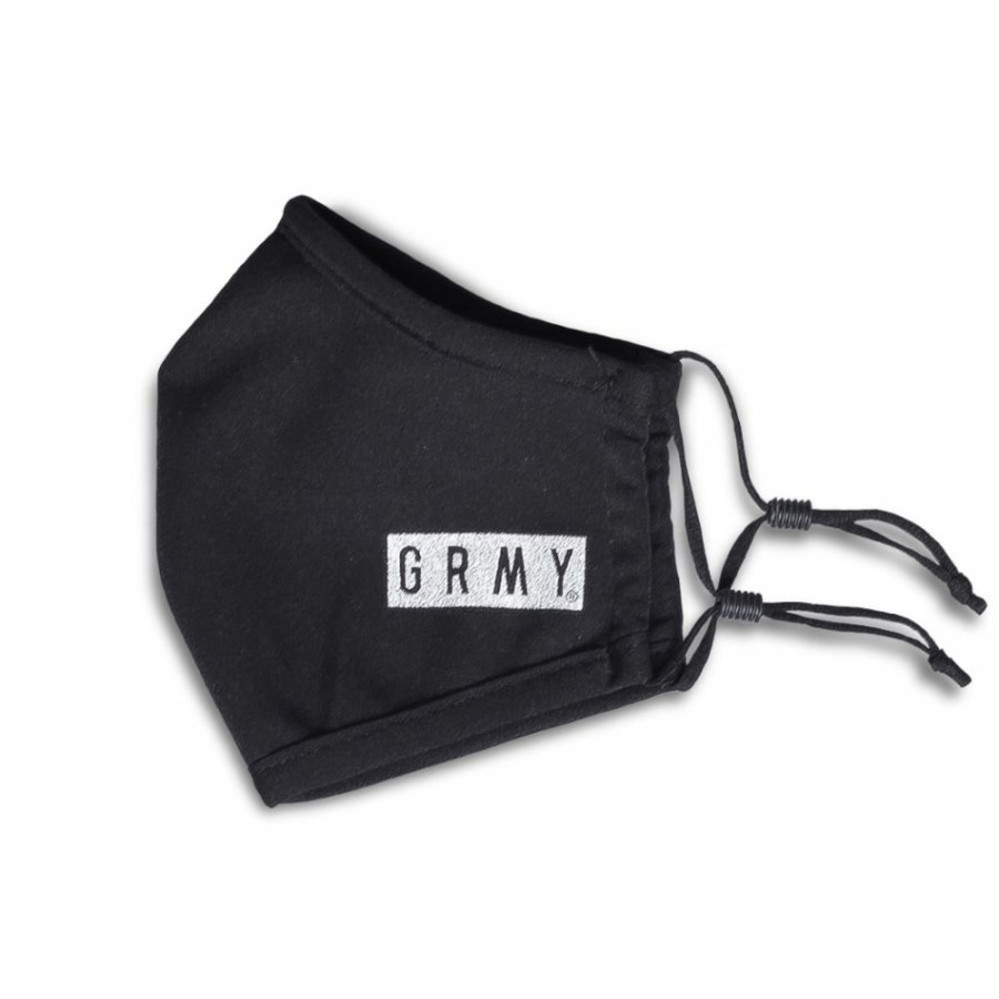 Grimey Misc | Grimey Box Logo Mask Silver Fw20 Black