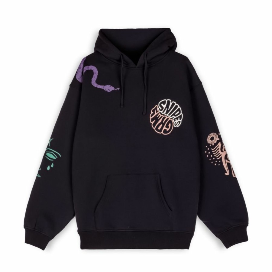 Grimey Sweatshirts | Sudadera Grimey "Snipes X Grimey True Roots" Hoodie - Black - Fall 22